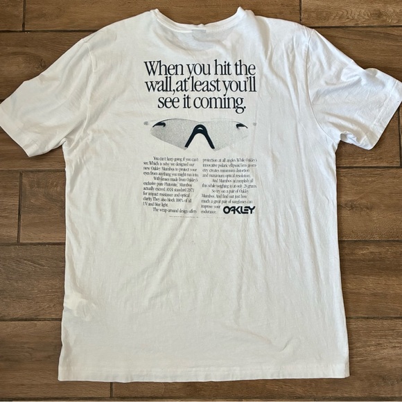 Oakley Back Ad Heritage Sunglasses T-Shirt - Picture 1 of 5